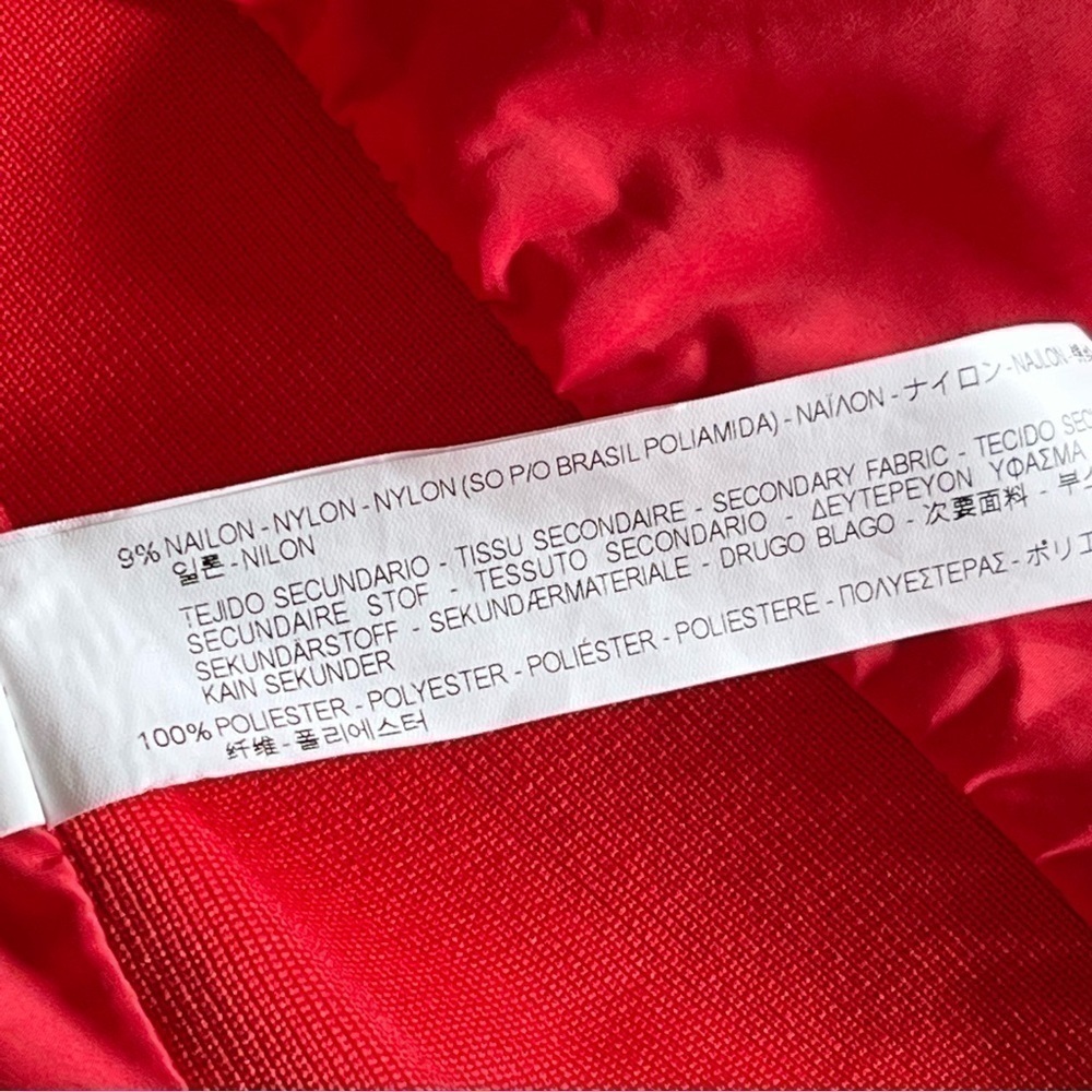 Zara Woman Red Quilted Zip Up Jacket Size M - Picture 13 of 15